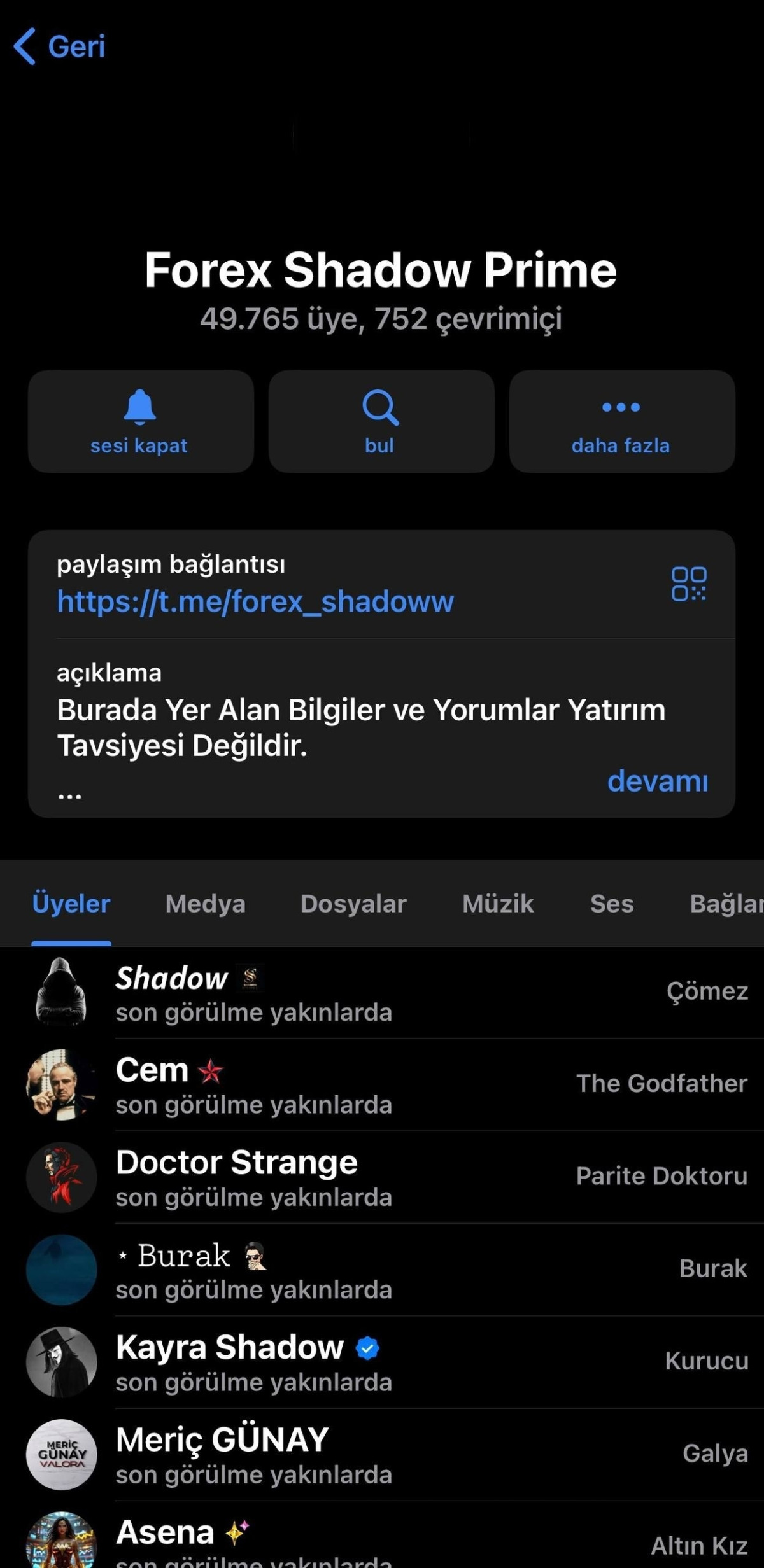 ORGANİZE DOLANDIRICILIK ŞEBEKESİ      🚨FOREX SHADOW🚨