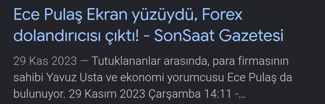 📣İDOL FX SAHİBİ VE Tomya Teknoloji AŞ’nin sahibi Yavuz Usta