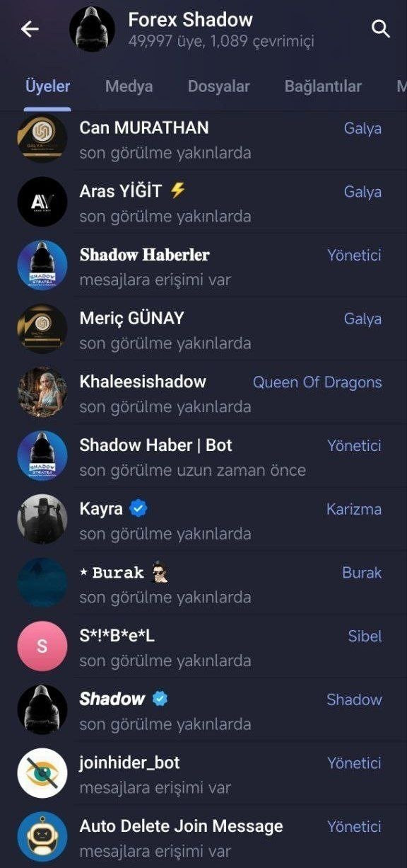 ORGANİZE DOLANDIRICILIK ŞEBEKESİ      🚨FOREX SHADOW🚨