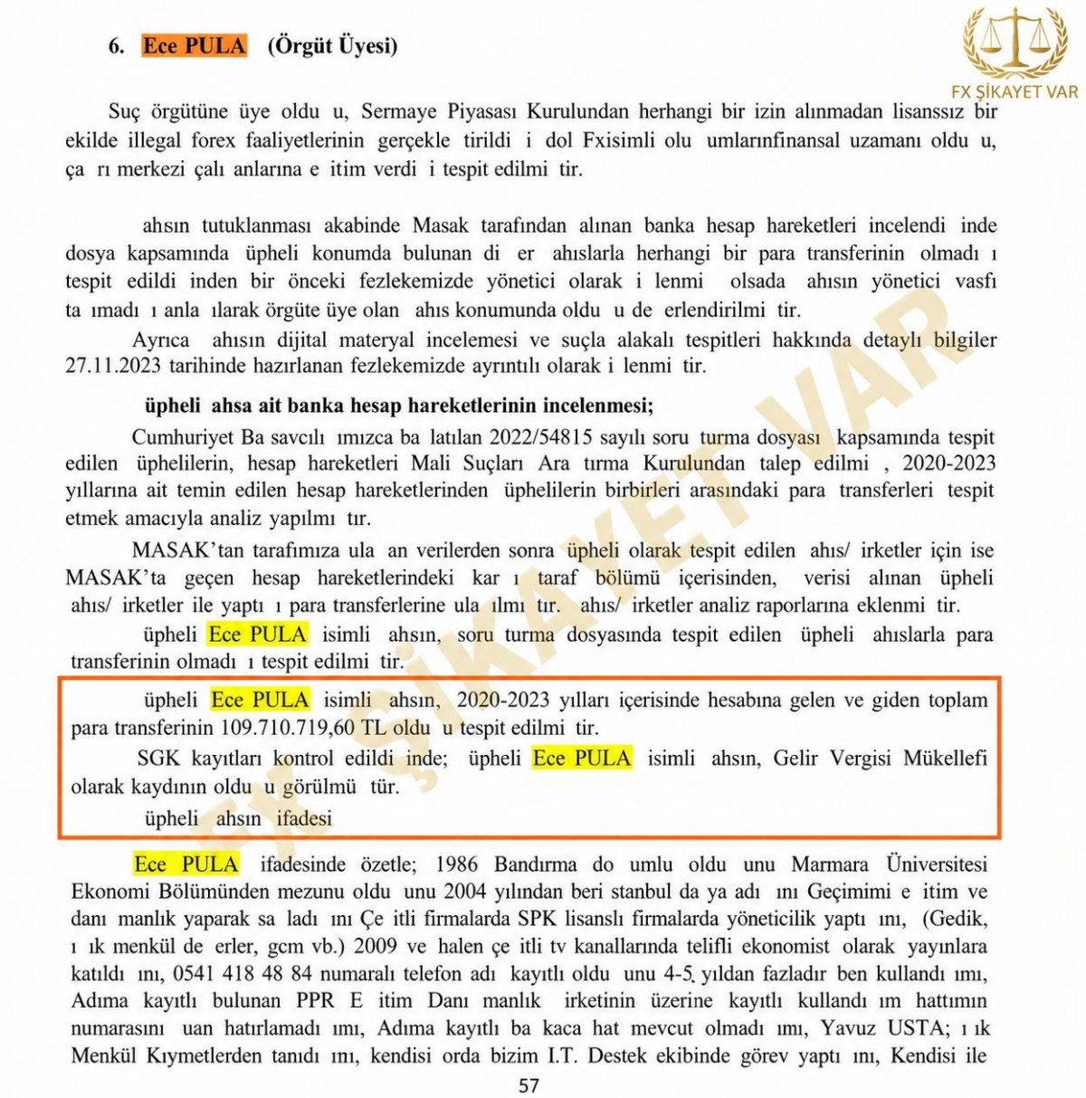 🚨 DOLANDIRICI YAVUZ USTANIN DİKKAT ÇEKEN PARA HAREKETLERİ