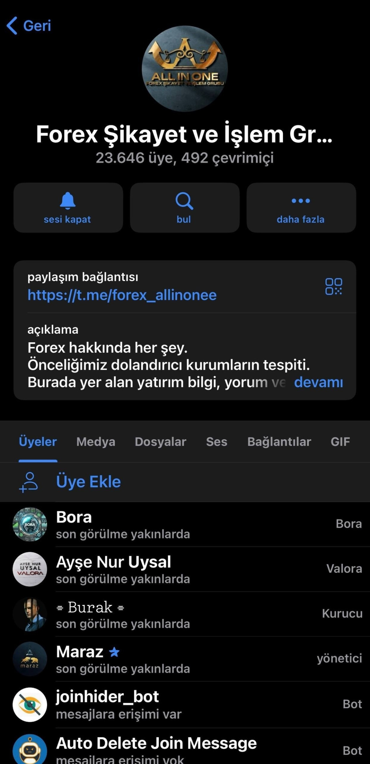 ORGANİZE DOLANDIRICILIK ŞEBEKESİ      🚨FOREX SHADOW🚨
